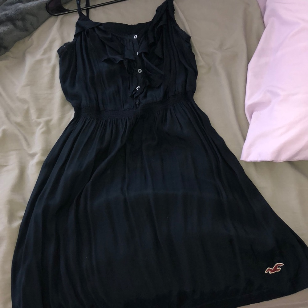 Navy blue Hollister sun dress